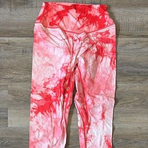 Balance athletica tie dye pink leggings